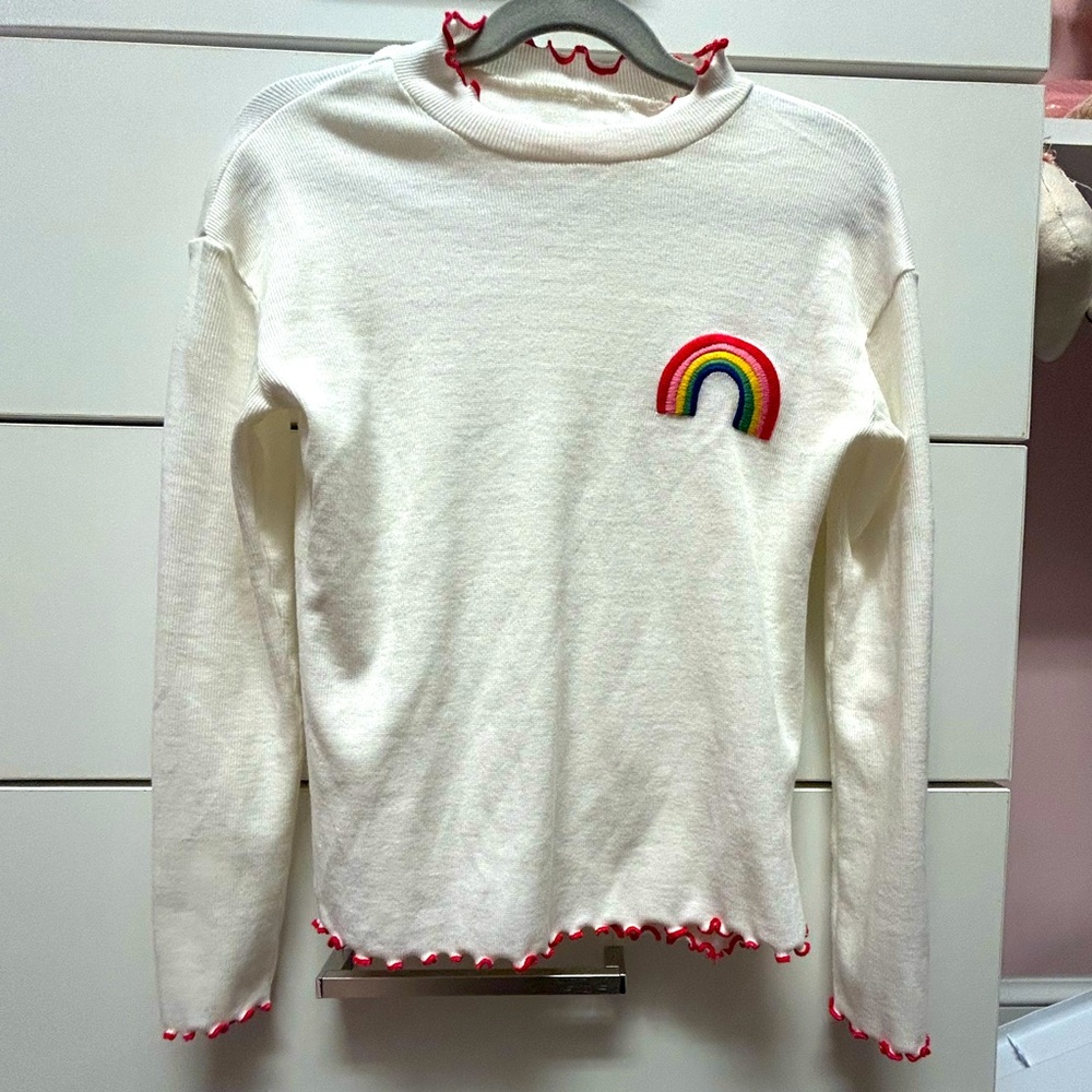 Tucker + Tate Girls Rainbow long sleeve shirt